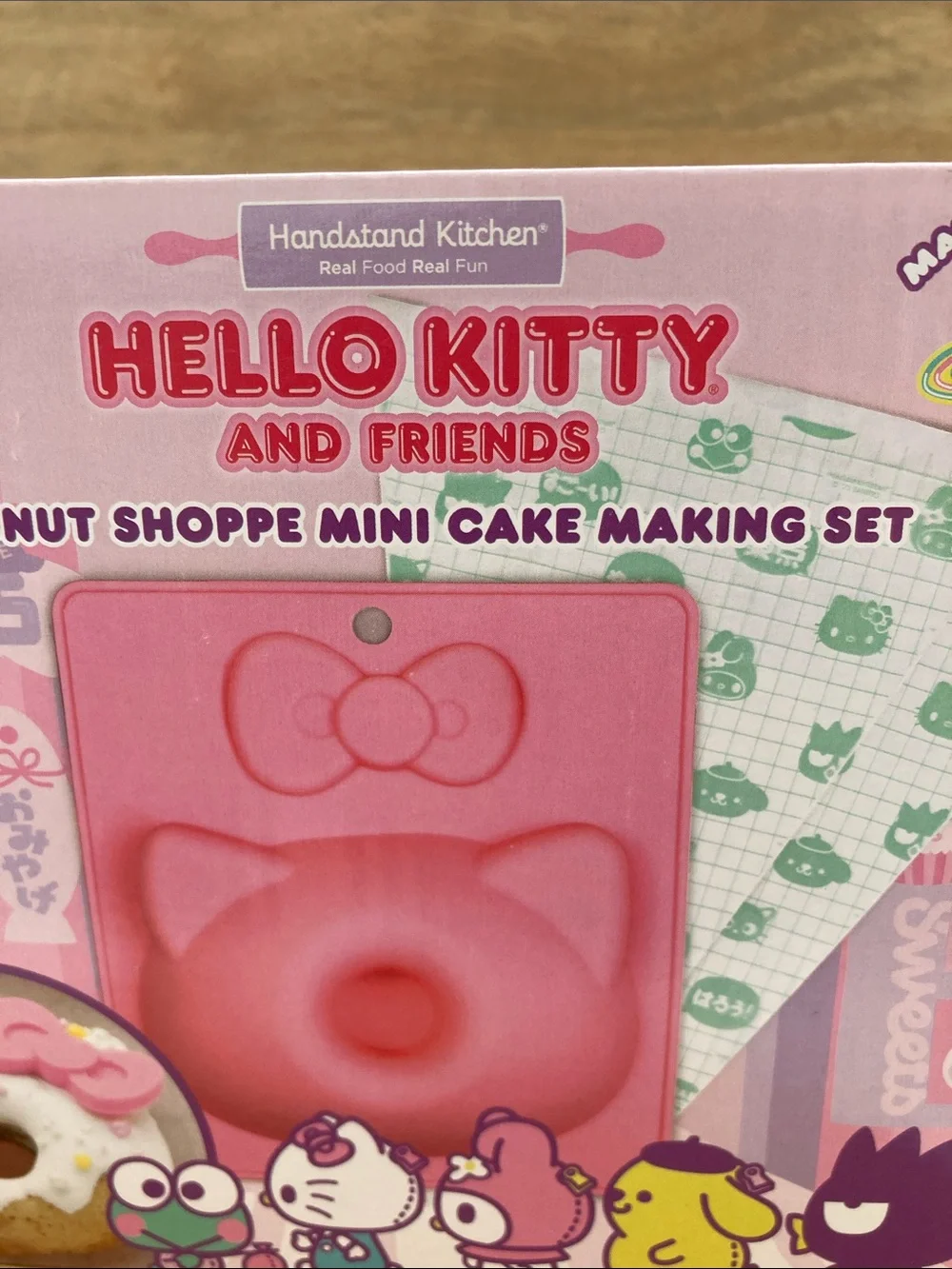 SALE! NWT Hello Kitty Pink Donut Shoppe Mini Cake Making Set
